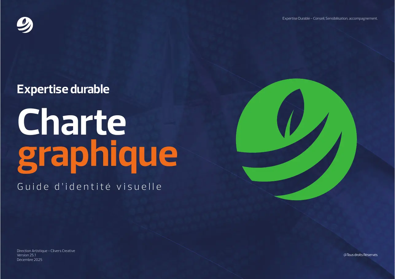 Page 1 de la charte graphique